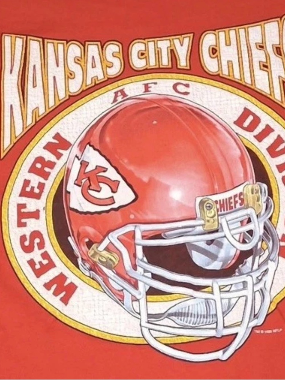 Vintage Graphic 90's Pro Player NFL Kansas City Chiefs Football Team AFC Tee M
